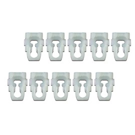 CNNELL Body Side Fender Door Box Belt Molding Trim Clips 10pcs Compatible with Dodge Trucks and Ramchargers 1977-1990