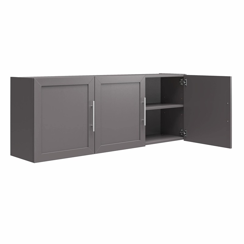SystemBuild Evolution Camberly Framed Wall Cabinet, 54", Graphite Gray