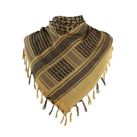 ANKOMINA Military Tactical Desert Hijab Scarf Muslim Headscarf Islam Arab Keffiyeh Head Neck Scarves Wrap for Men and Women