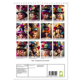 Hats - Imaginative and Crazy (Wall Calendar 2026 DIN A4 High), CALVENDO Monthly Calendar