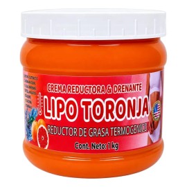 Crema Reductora Toronja Lipopanza Termogenetica 1 Kg Relingo Toronja