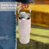 30oz Bling Rhinestone Studded Tumbler with Top Handle, Bling Cups