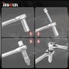 JEUCLEL 18PCS Suspension Shock Absorber Strut Nut Removal Tool Socket