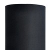Modern Black Chrome Touch Dimmer Bedside Table Lamp with Polycotton