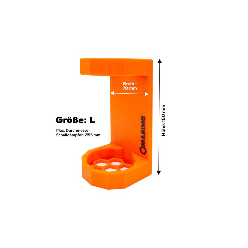 MASIMO Magnetic Silencer Holder (Orange, L Diameter 55 mm)
