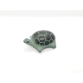 Iwachu 30319 Paperweight, Turtle Ao, Body Size (cm): 2.6 x 1.8 x H 1.0 inches (6.5 x 4.5 x 2.5 cm), Nambu Ironware