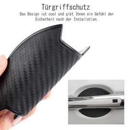 VDARK Car Door Handle Protector Car Door Handle Film Sticker Paint Protection Film for Car Door Handles Universal TPU Car Door Handle Protective Film Accessories Exterior for Car Grip Recessed Grip