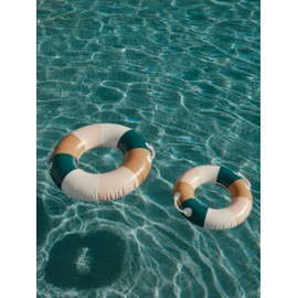 Business & Pleasure Co. Classic Pool Float - Vintage Inflatable Pool Ring for Adults - 70s Panel Cinque - L/XL