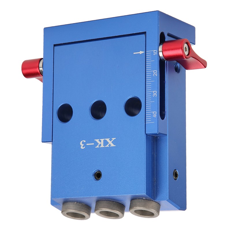 Pocket Hole Drilling Kit Woodworking Oblique Drill Guide Set Positioner