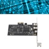 PCIE 1X to 3 Port 1394A Firewire Riser Card Dual