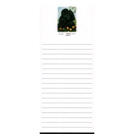 Sportcut Black Poodle Magnetic List Pads - Set of 2
