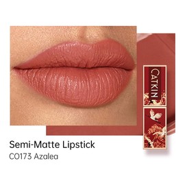CATKIN Long Lasting Matte Lipstick, High Impact Red Lipstick with Moisturizing Formula, enriched with Avocado Oil and Vitamin E, 3.2g