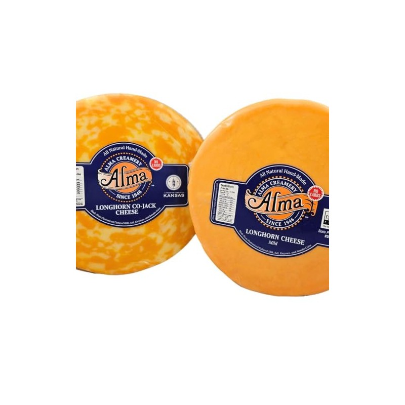 Alma Cheese Full Moon Variety Pack of 2 (Colby Jack