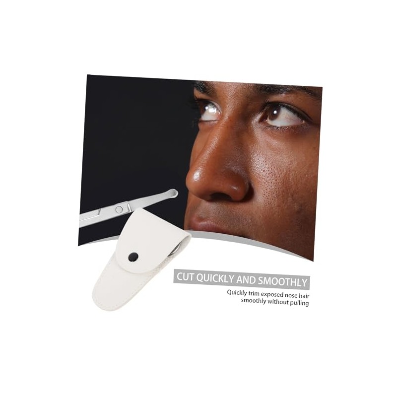 VICASKY 4pcs Beard Scissors Set Stainless Steel Nose Hair Trimmer