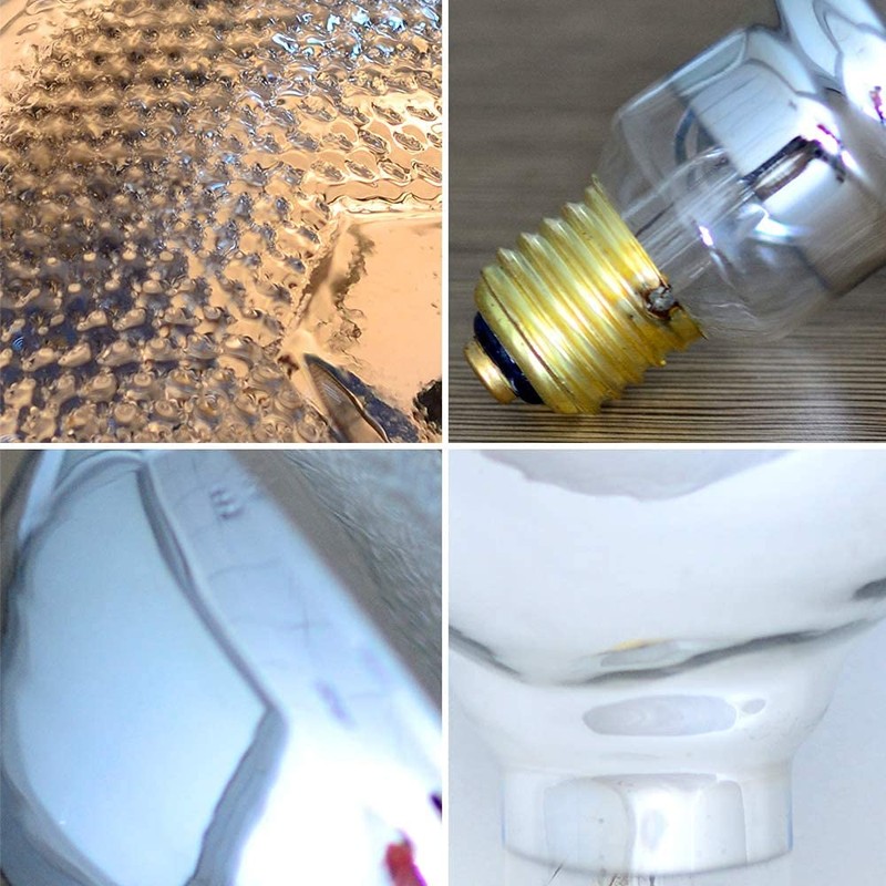 BONGBADA 2 Pack Heat Lamp Clear Infrared Bulbs PAR38/125 Watts