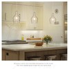 Emliviar 1-Light Vintage Hanging Ceiling Light, Brushed Nickel Finish Kitchen