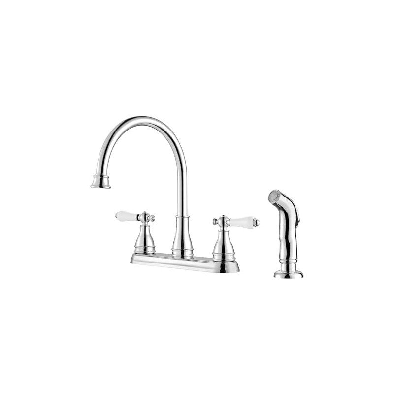 Pfister Sonterra 2-Handle Kitchen Sink Faucet with Side Sprayer High