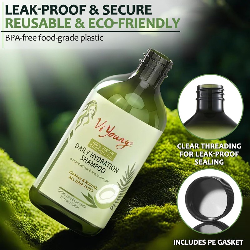 Hidden Alcohol Flask Kit,Empty Shampoo&Conditioner By Hidden Alcohol Flasks,Leak-Proof,BPA-Free|Empty Conditioner