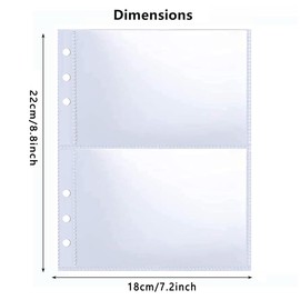 Large Capacity Photo Picture Album 4 x 6 Refill Pages- Holds 120 4 x 6 photos pictures. This album contains 30 highly transparent PVC papers with 2 inserts per side [4 photos per page].