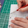 MANUFORE Quilting Ruler 15 x 60cm Sewing Acrylic Ruler Anti-Slip