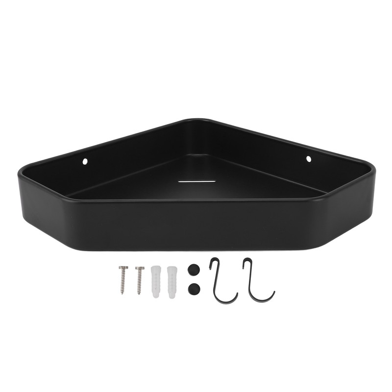 Corner Shower Shelf Punch Free Easy Installation Space Aluminium Rustproof