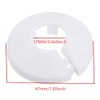 Wall Flange Cover Collars Plastic Radiator Pipe Collars, 4 Pieces,Water