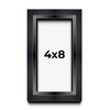 4x8 Inch Shadow Box Black Beveled Display Frame | 1.5