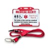 Toilet Access Card with Lanyard and Radar Key - Hidden