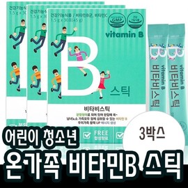 Vitamin b complex b6 b12 niacin pantothenic acid vitamin c powder powder stick 30 packs x 3 boxes / 비타민b컴플렉스 b6 b12 나이아신 판토텐산 비타민c 가루 분말스틱 30포x3박스
