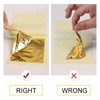 Scentoria Imitation Gold Leaf, 90 Sheets Multicoloured Gold Foil, Gilding