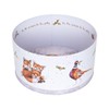 Wrendale Designs Winter Forest Animals Round Christmas Tin