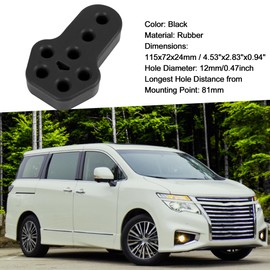 A ABSOPRO 7 Holes 12mm Dia Car Exhaust Hanger Bushing Mount for Nissan Elgrand