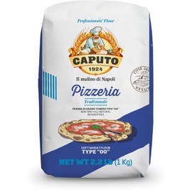 Mulino Caputo 00 Pizzeria Flour - 1-kilo bag (Pack of 4)