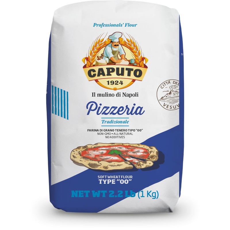 Mulino Caputo 00 Pizzeria Flour - 1-kilo bag (Pack of