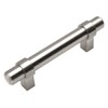 Cosmas 161-3SN Satin Nickel Contemporary Bar Cabinet Handle Pull -