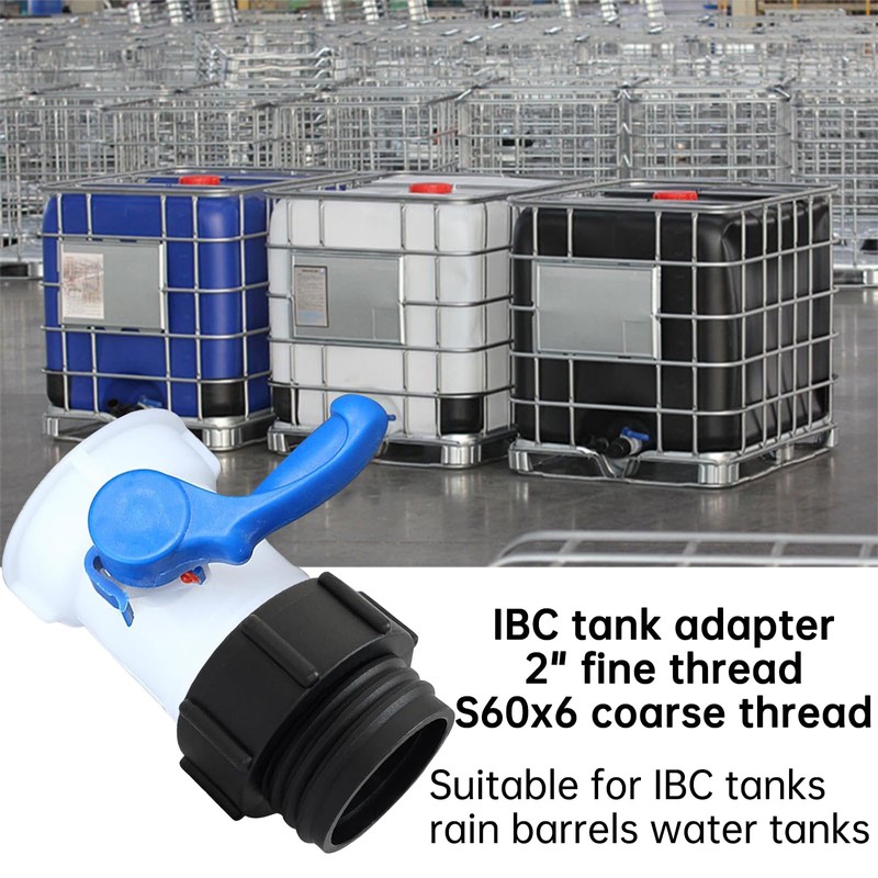 Sprießen IBC Adaptor 2 Inch Fine Thread to S60 x