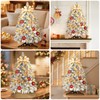 MARTINE MALL 2FT Pre-Decorated Small Christmas Tree with Lights, Artificial