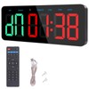PELLOR Gym Timer, Large Digital Wall Clock, Interval Timer Clocks