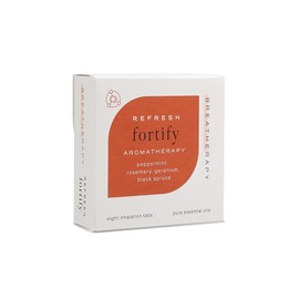 Breatherapy Pure Essential Oil Aromatherapy Inhalation Tabs, 8-Pack (Fortify)