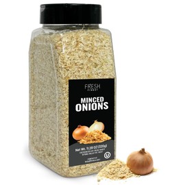 Fresh Finest Culinary Dried Minced Onion Flakes 320G (11.28oz)