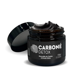 Carboné Detox – Mascarilla Facial de Carbón Activado y Arcillas Purificantes para Limpieza Profunda