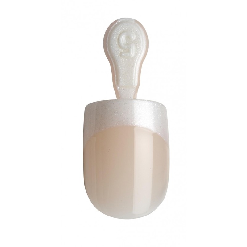 Kiss Everlasting French Nail Manicure, Chip-Free, Flexi-Fit Technology, Real Short,