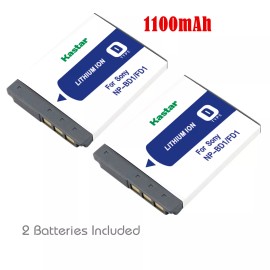 For Sony 2x Kastar Battery for Sony NP-BD1 FD1 Type D CyberShot DSC-G3 T2 T77 T900 TX1
