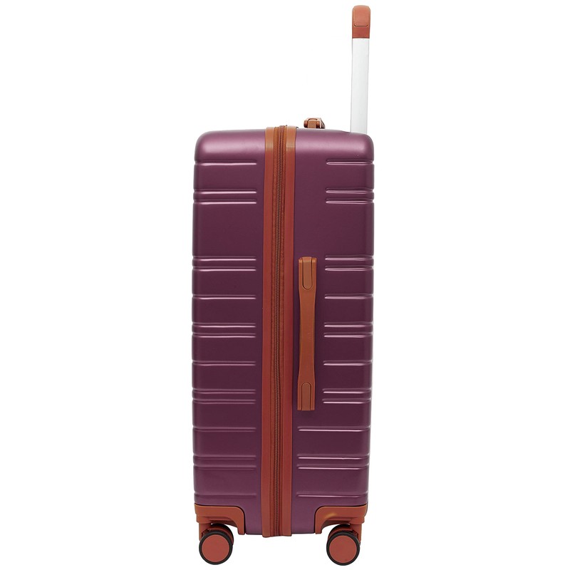 Travelers Club 20" Navigate Luggage, Burgundy, 2PC Set