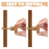 Povxlum 6pcs Wooden Animal Cabinet Knobs Decorative Dresser Knobs with