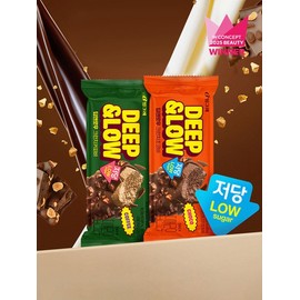 Deep & Low Crunch Low Sugar Ice Cream 24 Pieces Choose 1 Chocolate Bar Coffee Bar / 딥앤로우 크런치 저당 아이스크림 24개 택1  초코바 커피바