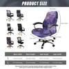 Garucesta Office Chair Cover Removable Computer Chair Slipcover Stretchable High-Back