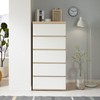 Decoline Denny 600 5-drawer chest, acacia / 데코라인 데니 600