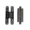 AnvFlik 4-Pack 6 inch Hidden Door Hinges Heavy Duty Black,