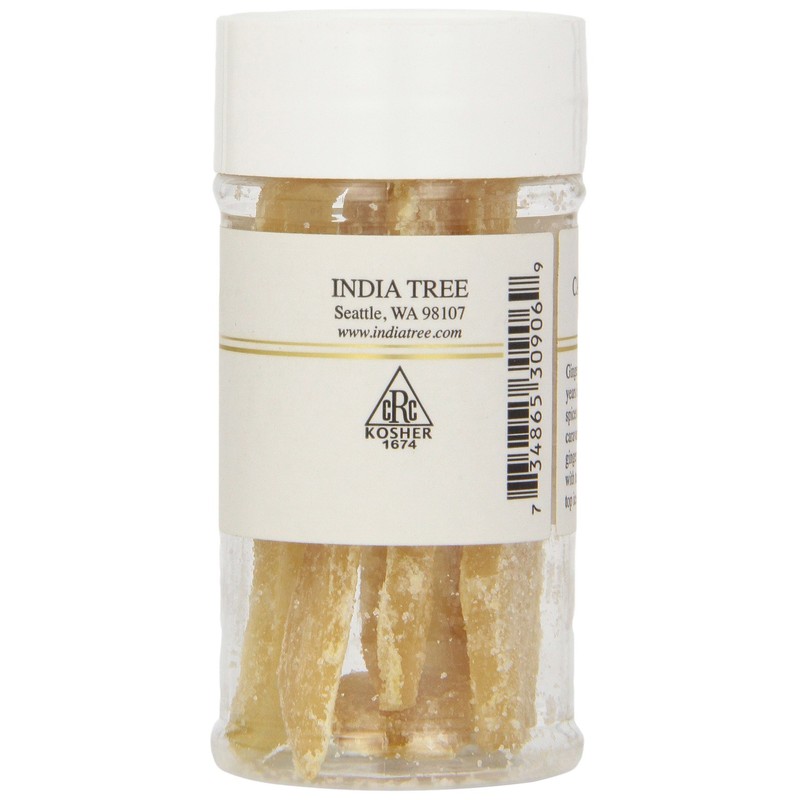 India Tree Ginger, Candied Thai, 1.5 Ounce